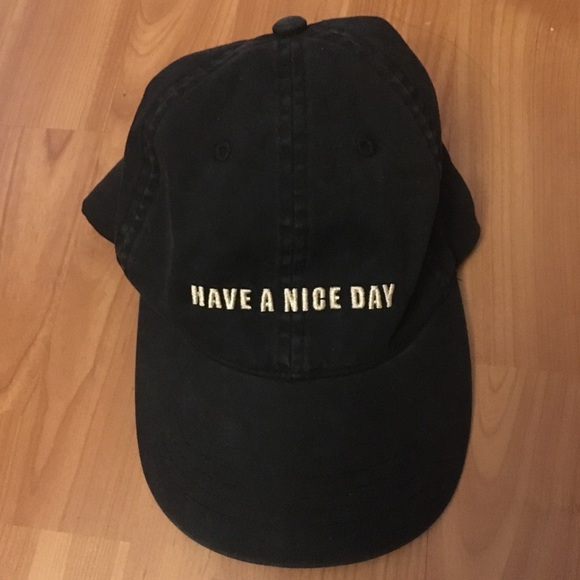 Brandy Melville Accessories - Have A Nice Day Hat